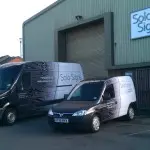 Fully wrapped vans