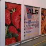Full colour digital print applied to full length windows
