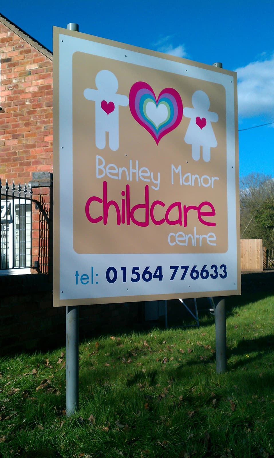 Large Post and Panel sign